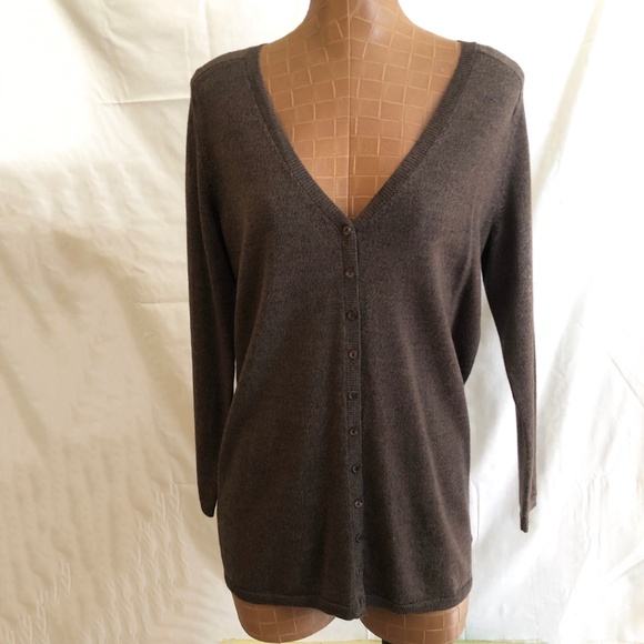 NWOT Tunic Length Button Down Cardigan Sweater - Picture 1 of 11